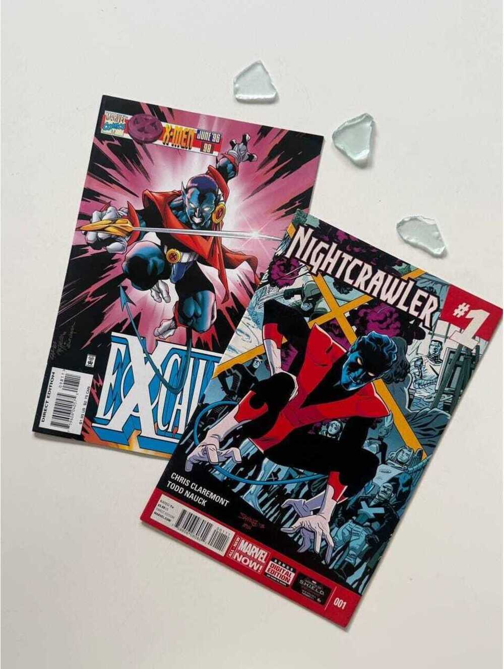 Excalibur #98 + Nightcrawler #1 Comic Book Lot | New Costume | Wolverine